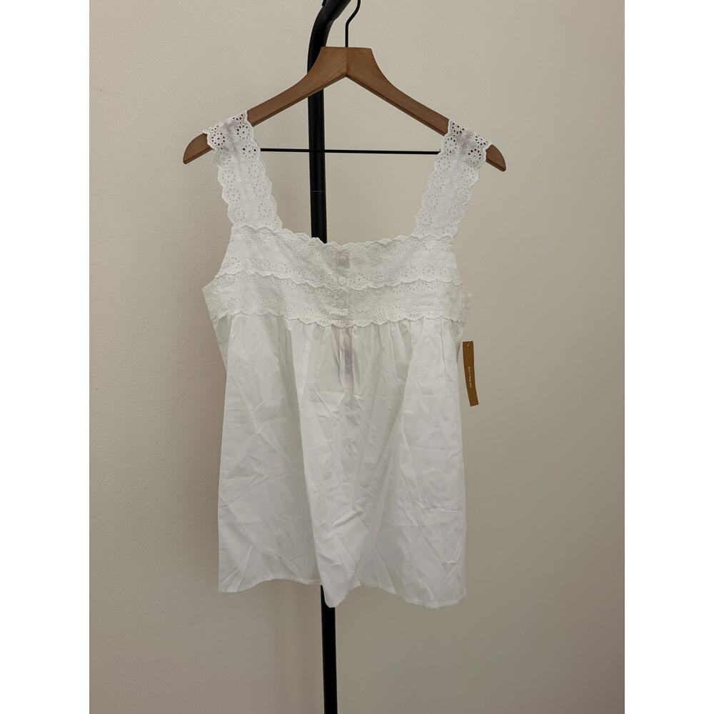 Few Moda sorella Kaylor Cotton Top white $147 Sz 4 - Picture 4 of 5